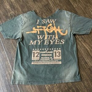 Travis Scott Utopia tour merch tee shirt sz L circus Maximus